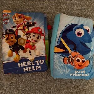 Finding Nemo and Paw Patrol Kids' Pillow Books